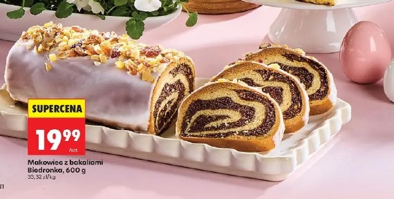 Makowiec z bakaliami Biedronka