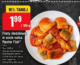 Filety śledziowe w sosie salsa Master Fish