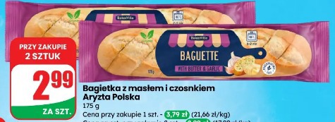 Bagietka z masłem i czosnkiem Aryzta Polska