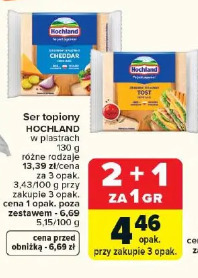 Ser topiony Hochland w plastrach