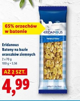 Eridanous Batony na bazie orzeszków ziemnych