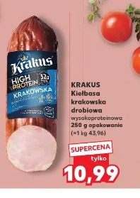 KRAKUS Kiełbasa krakowska drobiowa wysokoproteinowa