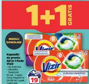 Kapsułki do prania All in 1 Pods Vizir