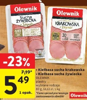 Kiełbasa sucha żywiecka Olewnik