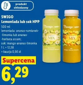 Swigo Lemoniada lub sok HPP