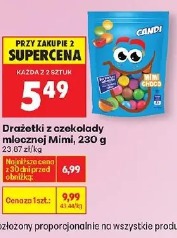 Draże z czekolady mlecznej Mimi