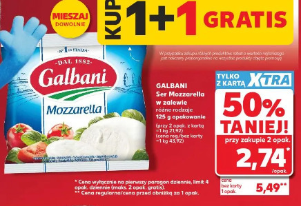 Galbani Ser Mozzarella w zalewie różne rodzaje