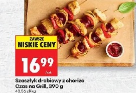 Szaszłyk drobiowy z chorizo Czas na Grill