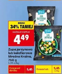 Zupa jarzynowa lub kalafiorowa Mrożona Kraina