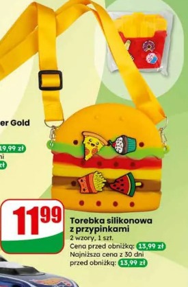 Torebka silikonowa z przypinkami