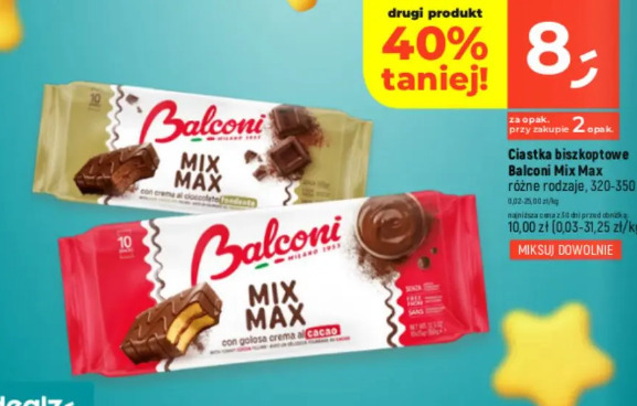 Ciastka biszkoptowe Balconi Mix Max