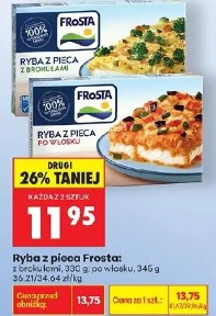 Ryba z pieca Frosta z brokułami, po włosku