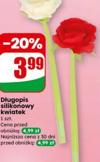 Długopis silikonowy kwiatek