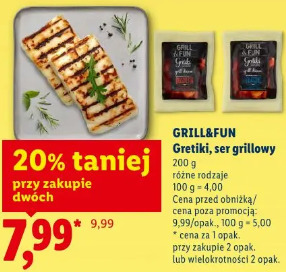 Grill&Fun Gretiki, ser grillowy