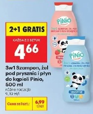 3w1 Szampon, żel pod prysznic i płyn do kąpieli Pinio