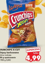 Lorenz Crunchips X-Cut chipsy kebab
