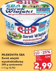 Mlekovita SBA Serek wiejski wysokobiałkowy