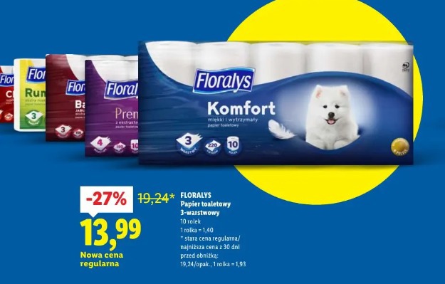 Florays Papier toaletowy 3-warstwowy