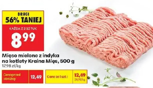Mięso mielone z indyka na kotlety Kraina Mięs
