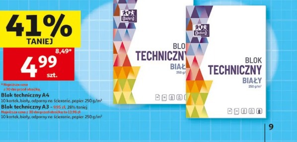 Blok techniczny A3 Oxford