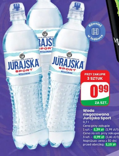 Woda niegazowana Jurajska Sport