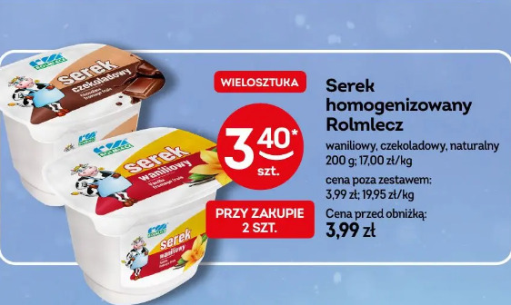 Serek homogenizowany Rolmlecz