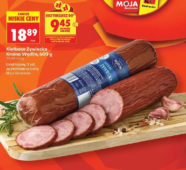 Kiełbasa Żywiecka Kraina Wędlin