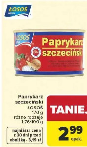Paprykarz szczeciński ŁOSOŚ