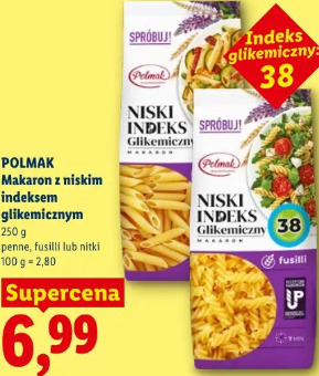 Polmak Makaron z niskim indeksem glikemicznym