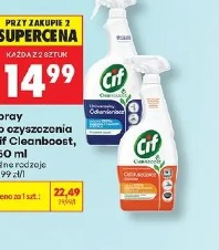 Spray do czyszczenia Cif Cleanboost