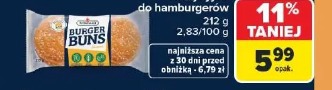 Bułki tradycyjne do hamburgerów BURGER BUNS