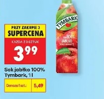 Sok jabłko 100% Tymbark