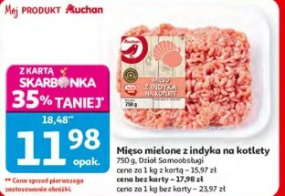 Mięso mielone z indyka na kotlety