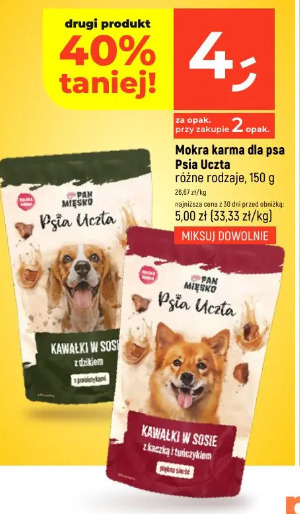 Pan Mięsko Psia Uczta mokra karma dla psa