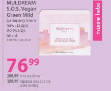 Muldream S.O.S. Vegan Green Mild barrierowy krem nawilżający