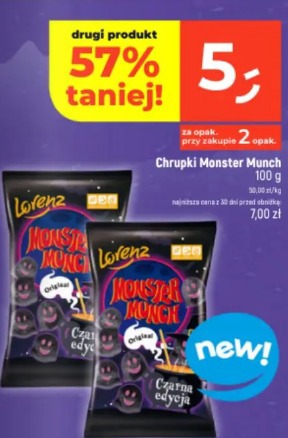 Lorenz Monster Munch chrupki czarna edycja