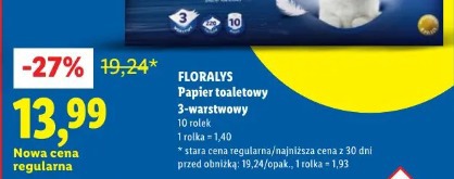 Florays Papier toaletowy 3-warstwowy
