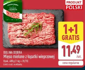 Dolina Dobra Mięso mielone z łopatki wieprzowej