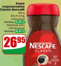 Kawa rozpuszczalna Classic Nescafe