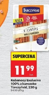 Kabanosy Exclusive 100% z kurczaka Tarczyński