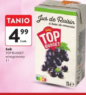 Sok Top Budget winogronowy