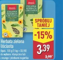 Herbata zielona liściasta