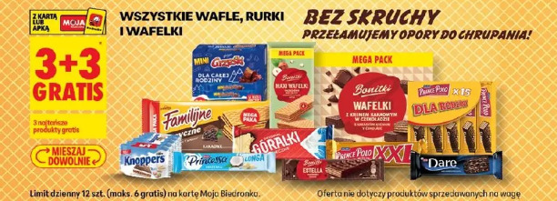 Wszystkie wafle, rurki i wafelki