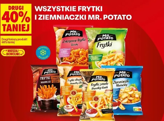 Wszystkie frytki i ziemniaczki Mr. Potato