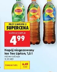 Napój niegazowany Ice Tea Lipton