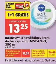 Intensywnie nawilżający krem do twarzy i ciała Nivea Soft, 300 ml
