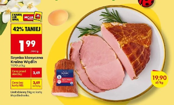 Szynka klasyczna Kraina Wędlin