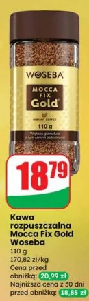 Kawa rozpuszczalna Mocca Fix Gold Woseba