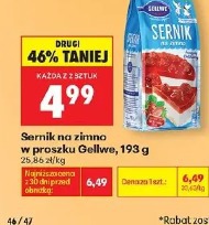 Sernik na zimno w proszku Gellwe