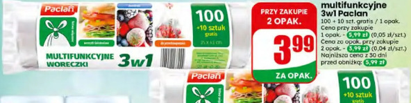 Paclan woreczki multifunkcyjne 3w1
